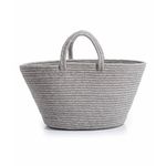 Fashion, accesorii si bijuterii - Femei - Accesorii femei - Genti si rucsacuri femei - Geantă decorativă Aberto Design, 100% bumbac, 30 cm, gri, 937ELT1163 - Infinity.ro
