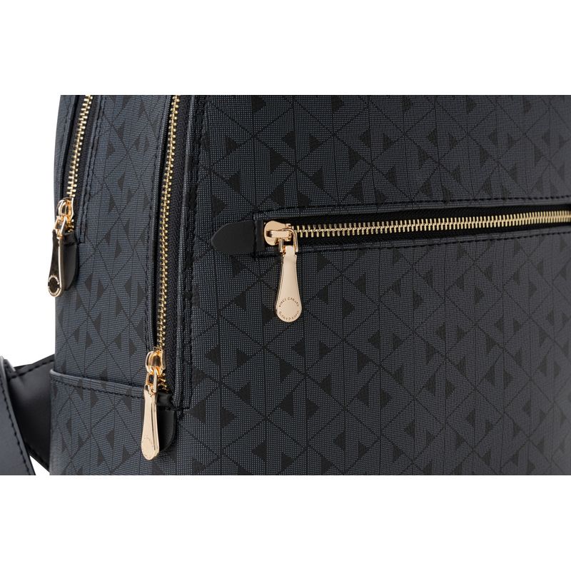 Fashion, accesorii si bijuterii - Femei - Accesorii femei - Genti si rucsacuri femei - Rucsac Lucky Bees, piele, 15 x 32 x 28 cm, negru, 946VNC1298 - Infinity.ro