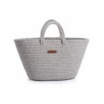 Fashion, accesorii si bijuterii - Femei - Accesorii femei - Genti si rucsacuri femei - Geantă decorativă Aberto Design, 100% bumbac, 30 cm, gri, 937ELT1163 - Infinity.ro