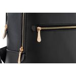 Fashion, accesorii si bijuterii - Femei - Accesorii femei - Genti si rucsacuri femei - Rucsac Lucky Bees, piele, 15 x 32 x 28 cm, negru, 946VNC1296 - Infinity.ro