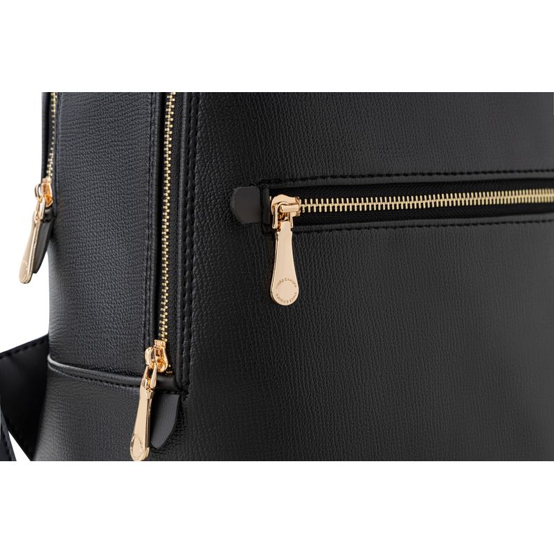 Fashion, accesorii si bijuterii - Femei - Accesorii femei - Genti si rucsacuri femei - Rucsac Lucky Bees, piele, 15 x 32 x 28 cm, negru, 946VNC1296 - Infinity.ro