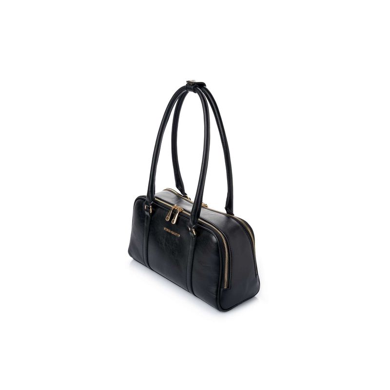 Fashion, accesorii si bijuterii - Femei - Accesorii femei - Genti si rucsacuri femei - Geantă de umăr Lucky Bees, piele, 6 x 32 x 11 cm, negru, 946VNC1338 - Infinity.ro