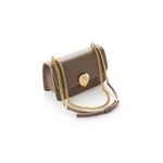 Fashion, accesorii si bijuterii - Femei - Accesorii femei - Genti si rucsacuri femei - Geantă de umăr Lucky Bees, piele, 10 x 24 x 15 cm, închis bej-cenușiu, 946VNC1211 - Infinity.ro