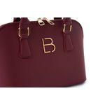 Fashion, accesorii si bijuterii - Femei - Accesorii femei - Genti si rucsacuri femei - Geantă Lucky Bees, piele, 13 x 28 x 20 cm, vișiniu roșu, 671LKB2184 - Infinity.ro