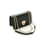 Fashion, accesorii si bijuterii - Femei - Accesorii femei - Genti si rucsacuri femei - Geantă de umăr Lucky Bees, piele, 10 x 24 x 15 cm, închis verde, 946VNC1180 - Infinity.ro