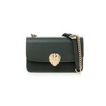 Fashion, accesorii si bijuterii - Femei - Accesorii femei - Genti si rucsacuri femei - Geantă de umăr Lucky Bees, piele, 10 x 24 x 15 cm, închis verde, 946VNC1180 - Infinity.ro