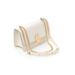Fashion, accesorii si bijuterii - Femei - Accesorii femei - Genti si rucsacuri femei - Geantă de umăr Lucky Bees, piele, 10 x 24 x 15 cm, crem, 946VNC1179 - Infinity.ro