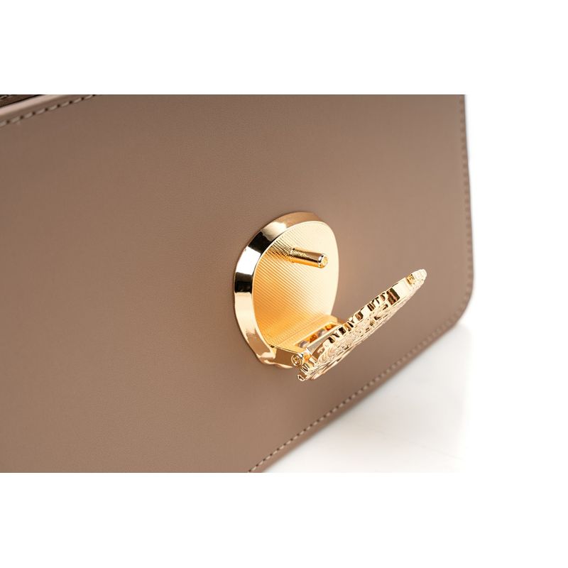 Fashion, accesorii si bijuterii - Femei - Accesorii femei - Genti si rucsacuri femei - Geantă de umăr Lucky Bees, piele, 10 x 24 x 15 cm, bej-cenușiu, 946VNC1181 - Infinity.ro