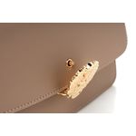 Fashion, accesorii si bijuterii - Femei - Accesorii femei - Genti si rucsacuri femei - Geantă de umăr Lucky Bees, piele, 10 x 24 x 15 cm, bej-cenușiu, 946VNC1181 - Infinity.ro