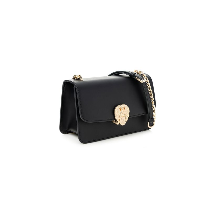 Fashion, accesorii si bijuterii - Femei - Accesorii femei - Genti si rucsacuri femei - Geantă de umăr Lucky Bees, piele, 10 x 24 x 15 cm, negru, 946VNC1177 - Infinity.ro