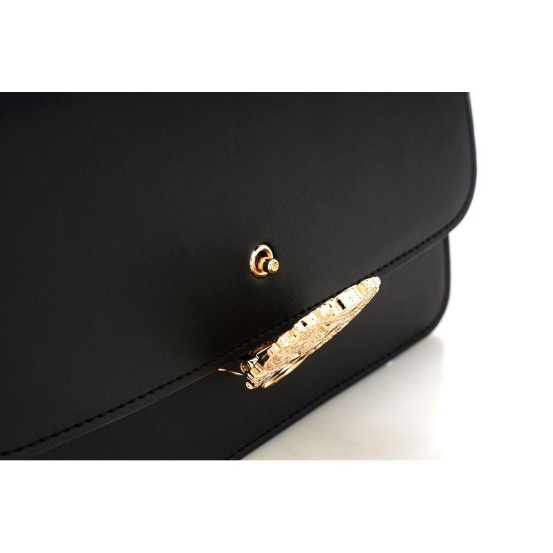 Fashion, accesorii si bijuterii - Femei - Accesorii femei - Genti si rucsacuri femei - Geantă de umăr Lucky Bees, piele, 10 x 24 x 15 cm, negru, 946VNC1177 - Infinity.ro