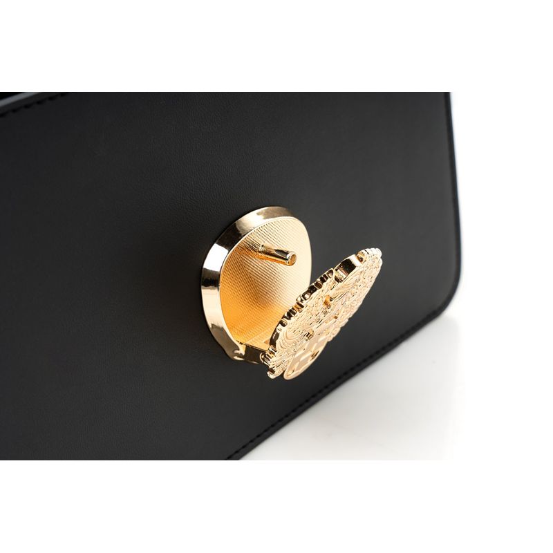 Fashion, accesorii si bijuterii - Femei - Accesorii femei - Genti si rucsacuri femei - Geantă de umăr Lucky Bees, piele, 10 x 24 x 15 cm, negru, 946VNC1177 - Infinity.ro