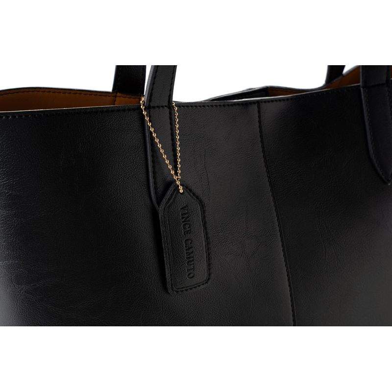 Fashion, accesorii si bijuterii - Femei - Accesorii femei - Genti si rucsacuri femei - Tote bag Lucky Bees, piele, 14 x 38 x 27.5 cm, negru, 946VNC1305 - Infinity.ro
