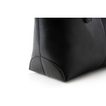 Fashion, accesorii si bijuterii - Femei - Accesorii femei - Genti si rucsacuri femei - Tote bag Lucky Bees, piele, 14 x 38 x 27.5 cm, negru, 946VNC1305 - Infinity.ro