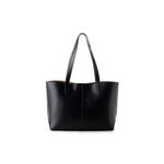Fashion, accesorii si bijuterii - Femei - Accesorii femei - Genti si rucsacuri femei - Tote bag Lucky Bees, piele, 14 x 38 x 27.5 cm, negru, 946VNC1305 - Infinity.ro
