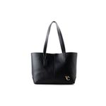 Fashion, accesorii si bijuterii - Femei - Accesorii femei - Genti si rucsacuri femei - Tote bag Lucky Bees, piele, 14 x 38 x 27.5 cm, negru, 946VNC1305 - Infinity.ro