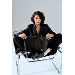 Fashion, accesorii si bijuterii - Femei - Accesorii femei - Genti si rucsacuri femei - Tote bag Lucky Bees, piele, 14 x 38 x 27.5 cm, negru, 946VNC1305 - Infinity.ro