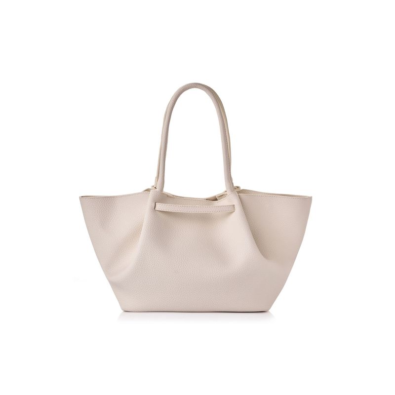 Fashion, accesorii si bijuterii - Femei - Accesorii femei - Genti si rucsacuri femei - Tote bag Lucky Bees, piele, 13 x 52 x 27 cm, bej, 946VNC1299 - Infinity.ro