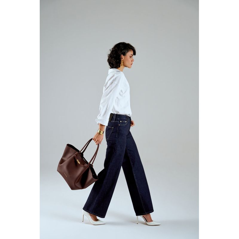 Fashion, accesorii si bijuterii - Femei - Accesorii femei - Genti si rucsacuri femei - Tote bag Lucky Bees, piele, 13 x 52 x 27 cm, bordo, 946VNC1300 - Infinity.ro
