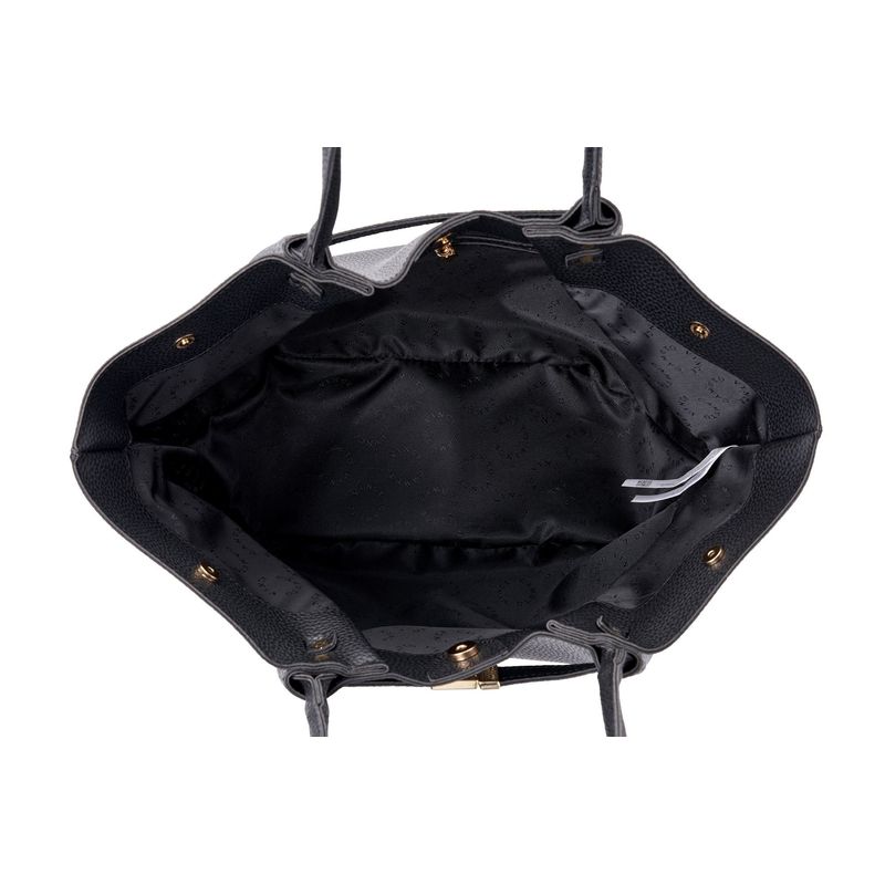 Fashion, accesorii si bijuterii - Femei - Accesorii femei - Genti si rucsacuri femei - Tote bag Lucky Bees, piele, 13 x 52 x 27 cm, negru, 946VNC1284 - Infinity.ro
