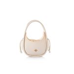 Fashion, accesorii si bijuterii - Femei - Accesorii femei - Genti si rucsacuri femei - Geantă de umăr Lucky Bees, piele, 9 x 28 x 21 cm, crem, 671LKB2113 - Infinity.ro