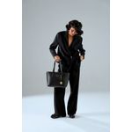 Fashion, accesorii si bijuterii - Femei - Accesorii femei - Genti si rucsacuri femei - Tote bag Lucky Bees, piele, 11 x 32 x 24 cm, negru, 946VNC1235 - Infinity.ro
