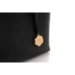 Fashion, accesorii si bijuterii - Femei - Accesorii femei - Genti si rucsacuri femei - Tote bag Lucky Bees, piele, 11 x 32 x 24 cm, negru, 946VNC1235 - Infinity.ro