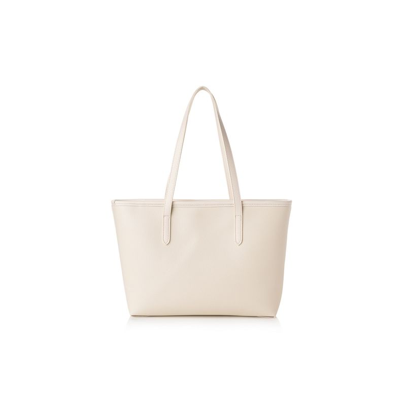 Fashion, accesorii si bijuterii - Femei - Accesorii femei - Genti si rucsacuri femei - Tote bag Lucky Bees, piele, 11 x 32 x 24 cm, crem, 946VNC1236 - Infinity.ro