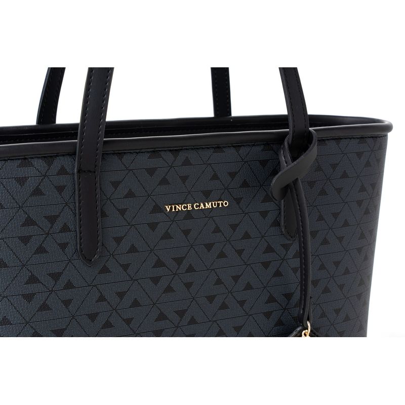 Fashion, accesorii si bijuterii - Femei - Accesorii femei - Genti si rucsacuri femei - Tote bag Lucky Bees, piele, 11 x 32 x 24 cm, negru, 946VNC1224 - Infinity.ro