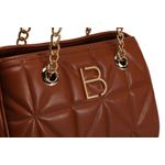 Fashion, accesorii si bijuterii - Femei - Accesorii femei - Genti si rucsacuri femei - Geantă de umăr Lucky Bees, piele, 11 x 25 x 21 cm, tan, 671LKB1467 - Infinity.ro