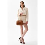 Fashion, accesorii si bijuterii - Femei - Accesorii femei - Genti si rucsacuri femei - Geantă de umăr Lucky Bees, piele, 11 x 25 x 21 cm, tan, 671LKB1467 - Infinity.ro