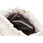 Fashion, accesorii si bijuterii - Femei - Accesorii femei - Genti si rucsacuri femei - Geantă de umăr Lucky Bees, piele, 11 x 36 x 16 cm, crem, 946VNC1141 - Infinity.ro