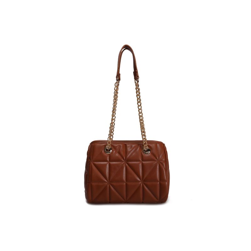 Fashion, accesorii si bijuterii - Femei - Accesorii femei - Genti si rucsacuri femei - Geantă de umăr Lucky Bees, piele, 11 x 25 x 21 cm, tan, 671LKB1467 - Infinity.ro