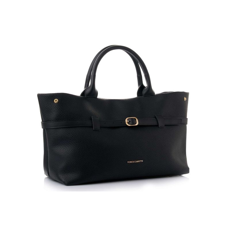 Fashion, accesorii si bijuterii - Femei - Accesorii femei - Genti si rucsacuri femei - Tote bag Lucky Bees, piele, 17 x 40 x 26 cm, negru, 946VNC1317 - Infinity.ro