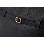 Fashion, accesorii si bijuterii - Femei - Accesorii femei - Genti si rucsacuri femei - Tote bag Lucky Bees, piele, 17 x 40 x 26 cm, negru, 946VNC1317 - Infinity.ro