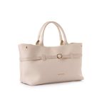 Fashion, accesorii si bijuterii - Femei - Accesorii femei - Genti si rucsacuri femei - Tote bag Lucky Bees, piele, 17 x 40 x 26 cm, crem, 946VNC1316 - Infinity.ro