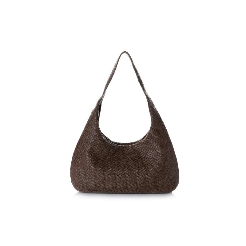 Fashion, accesorii si bijuterii - Femei - Accesorii femei - Genti si rucsacuri femei - Tote bag Lucky Bees, piele, 14 x 14 x 19 cm, maro, 671LKB2105 - Infinity.ro