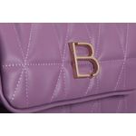 Fashion, accesorii si bijuterii - Femei - Accesorii femei - Genti si rucsacuri femei - Geantă de umăr Lucky Bees, piele, 11 x 32 x 21 cm, lila, 671LKB1620 - Infinity.ro