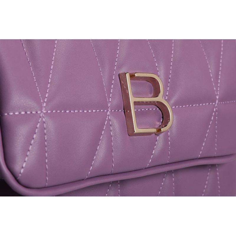 Fashion, accesorii si bijuterii - Femei - Accesorii femei - Genti si rucsacuri femei - Geantă de umăr Lucky Bees, piele, 11 x 32 x 21 cm, lila, 671LKB1620 - Infinity.ro