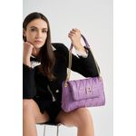 Fashion, accesorii si bijuterii - Femei - Accesorii femei - Genti si rucsacuri femei - Geantă de umăr Lucky Bees, piele, 11 x 32 x 21 cm, lila, 671LKB1620 - Infinity.ro
