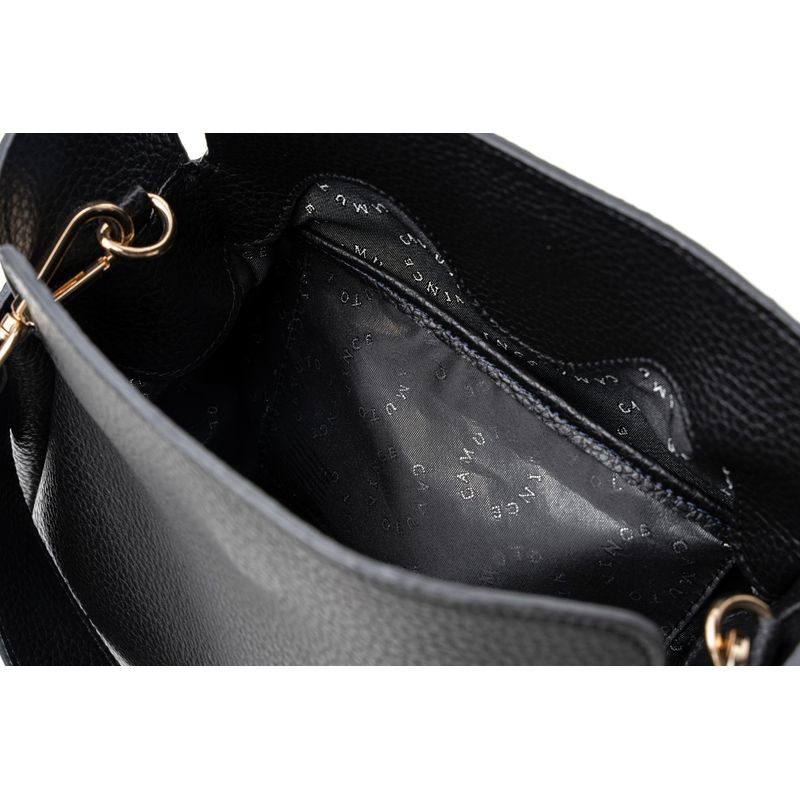 Fashion, accesorii si bijuterii - Femei - Accesorii femei - Genti si rucsacuri femei - Geantă Lucky Bees, piele, 11 x 29 x 16 cm, negru, 946VNC1268 - Infinity.ro