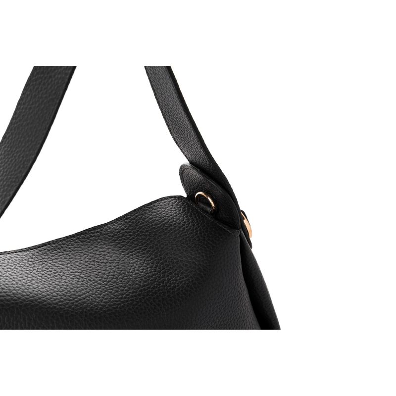 Fashion, accesorii si bijuterii - Femei - Accesorii femei - Genti si rucsacuri femei - Geantă Lucky Bees, piele, 11 x 29 x 16 cm, negru, 946VNC1268 - Infinity.ro