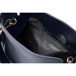 Fashion, accesorii si bijuterii - Femei - Accesorii femei - Genti si rucsacuri femei - Geantă Lucky Bees, piele, 11 x 29 x 16 cm, bleumarin, 946VNC1269 - Infinity.ro