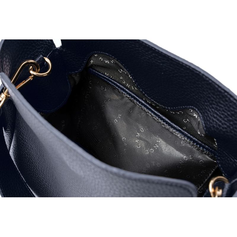 Fashion, accesorii si bijuterii - Femei - Accesorii femei - Genti si rucsacuri femei - Geantă Lucky Bees, piele, 11 x 29 x 16 cm, bleumarin, 946VNC1269 - Infinity.ro