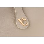 Fashion, accesorii si bijuterii - Femei - Accesorii femei - Genti si rucsacuri femei - Tote bag Lucky Bees, piele, 15 x 33 x 22 cm, bej, 946VNC1293 - Infinity.ro