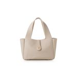 Fashion, accesorii si bijuterii - Femei - Accesorii femei - Genti si rucsacuri femei - Tote bag Lucky Bees, piele, 15 x 33 x 22 cm, bej, 946VNC1293 - Infinity.ro