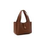 Fashion, accesorii si bijuterii - Femei - Accesorii femei - Genti si rucsacuri femei - Tote bag Lucky Bees, piele, 15 x 33 x 22 cm, tan, 946VNC1295 - Infinity.ro