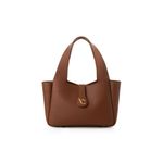 Fashion, accesorii si bijuterii - Femei - Accesorii femei - Genti si rucsacuri femei - Tote bag Lucky Bees, piele, 15 x 33 x 22 cm, tan, 946VNC1295 - Infinity.ro