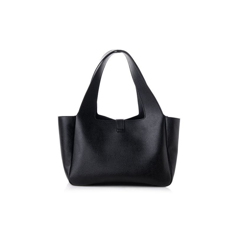 Fashion, accesorii si bijuterii - Femei - Accesorii femei - Genti si rucsacuri femei - Tote bag Lucky Bees, piele, 15 x 33 x 22 cm, negru, 946VNC1286 - Infinity.ro