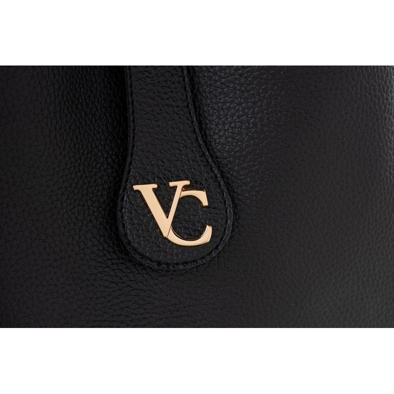 Fashion, accesorii si bijuterii - Femei - Accesorii femei - Genti si rucsacuri femei - Tote bag Lucky Bees, piele, 15 x 33 x 22 cm, negru, 946VNC1286 - Infinity.ro